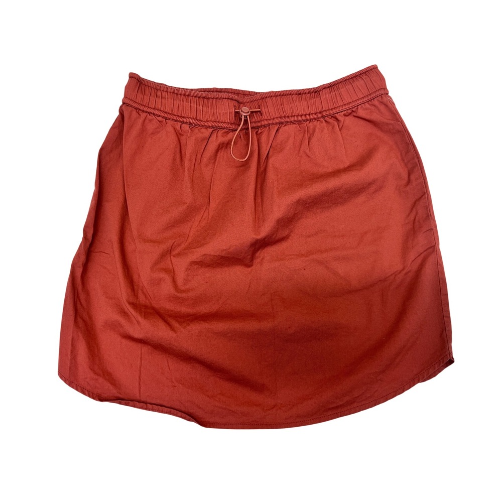 Sundry Skirt Size S Orange Excellent Mini Toggle Waist Cotton Blend EE22-1F-R41